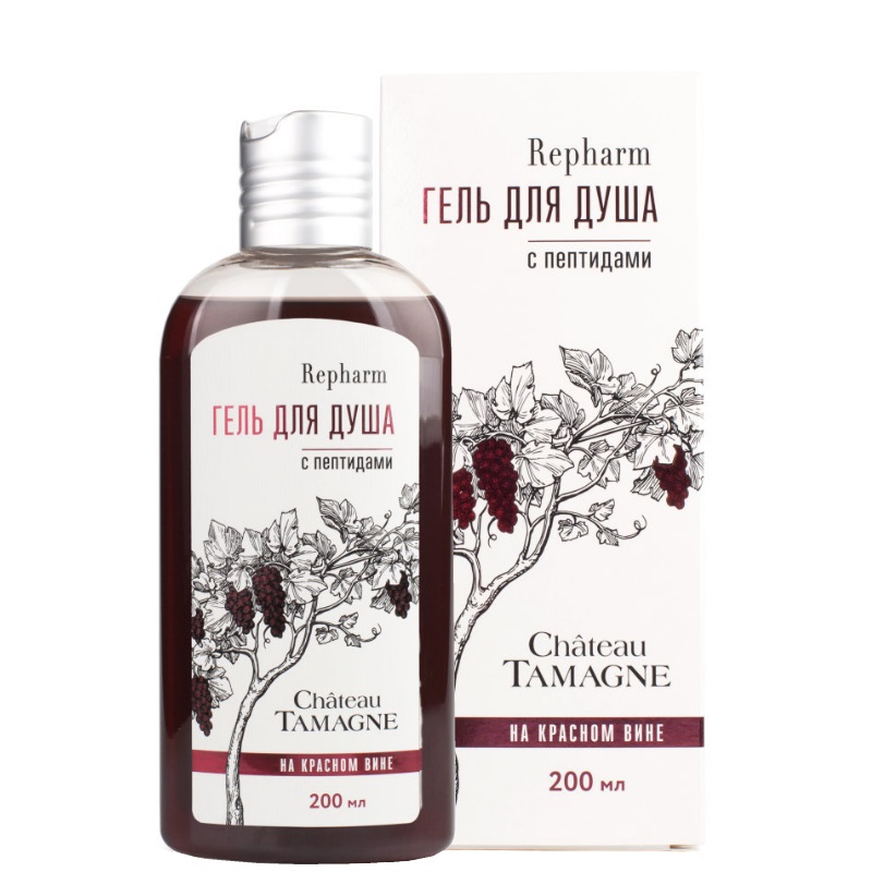 Red Wine Peptide Shower Gel Repharm